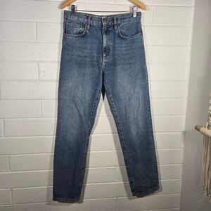 Zara High Rise Straight Medium Wash 6/28 Denim Jeans Casual Cotton Casual‎